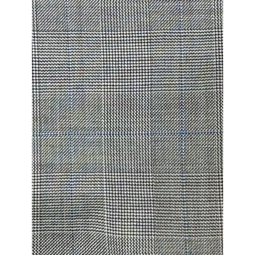 Brooks Brothers 346 Blazer Mens 46L Brown Wool Glen Plaid Sport Coat B8